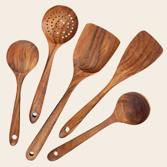 Walnut Wood Utensil Set